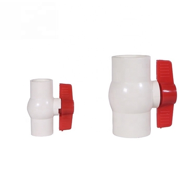 1 PVC шаровой клапан с ручкой OEM поддерживается STANDARD Длина ASTM/DIN/ASNZ/JIS Standard