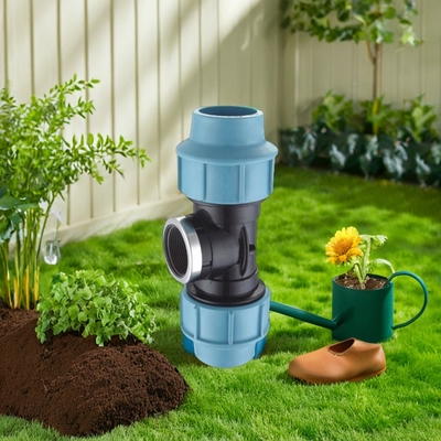 20-110MM PN16 Испания Тип PP сжатие Tee капельное фитинги кованые с присоединением фланца