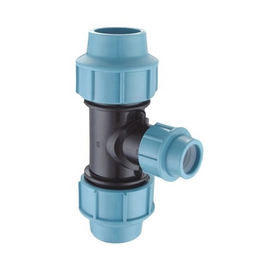 20-110MM PN16 Испания Тип PP сжатие Tee капельное фитинги кованые с присоединением фланца