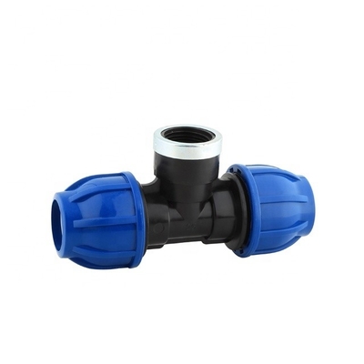 Другие пластиковые HDPE PP компрессионные фитинги для орошения на пластиковых трубах