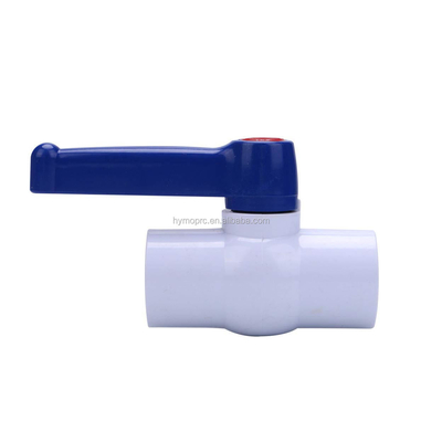 1.0MPA PVC шаровой клапан 11/2 2 дюймовый ABS рукоятка прямые натянутые ANSI BS клапан