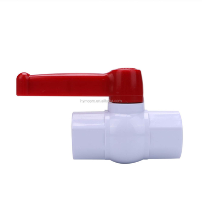 1.0MPA PVC шаровой клапан 11/2 2 дюймовый ABS рукоятка прямые натянутые ANSI BS клапан