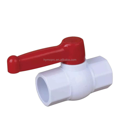 1.0MPA PVC шаровой клапан 11/2 2 дюймовый ABS рукоятка прямые натянутые ANSI BS клапан