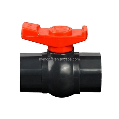3 дюйма PVC шаровой клапан с ручкой лодки ASTM DIN стандартный белый серый OEM Да гарантия