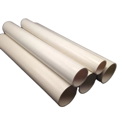 Производство белосерых UPVC PVC труб с колокольным концом в соответствии со стандартом ASTM DIN