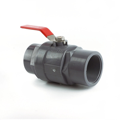 ISO/ASTM стандарт ABS рукоятка PVC двухчастный шаровой клапан для и удобный в Шанхае