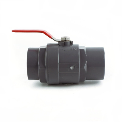 ISO/ASTM стандарт ABS рукоятка PVC двухчастный шаровой клапан для и удобный в Шанхае