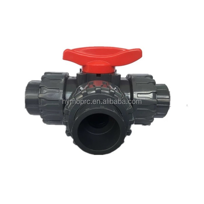 1 дюймовый трехсторонний клапан PVC True Union Ball с ручкой ABS от производителя