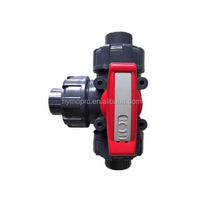 1 дюймовый трехсторонний клапан PVC True Union Ball с ручкой ABS от производителя