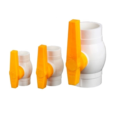 1 PVC шаровой клапан с ручкой OEM поддерживается STANDARD Длина ASTM/DIN/ASNZ/JIS Standard