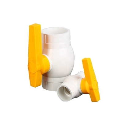 1 PVC шаровой клапан с ручкой OEM поддерживается STANDARD Длина ASTM/DIN/ASNZ/JIS Standard