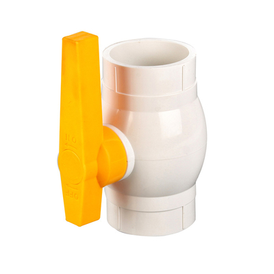 1 PVC шаровой клапан с ручкой OEM поддерживается STANDARD Длина ASTM/DIN/ASNZ/JIS Standard