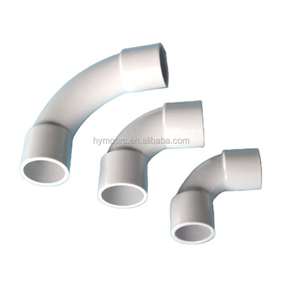 20 мм 25 мм Электрический ПВХ-провод L Bend Fittings в белом цвете со стандартной толщиной