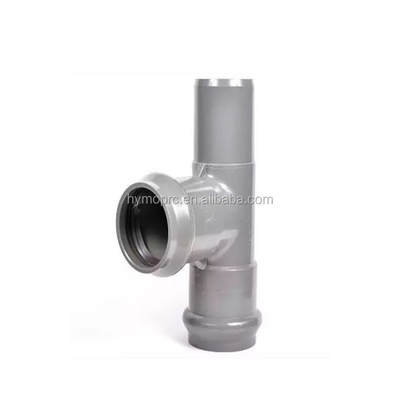 OEM PVC трубные фитинги и соединители, изготовленные в соответствии со стандартом DIN с резиновым соединением
