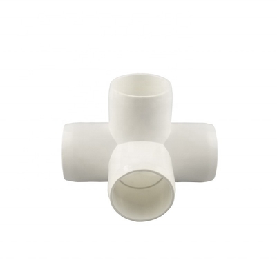 Длина СТАНДАРТ Белый цветовой график 40 ПВХ 5 Way Elbow Fittings ASTM D1785 Стандарт