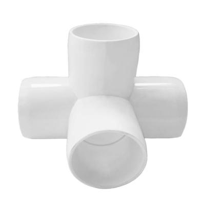 PVC водопроводные трубы Белый цвет ASTM D1785 Стандартные 3-сторонние трубовые фитинги для OEM