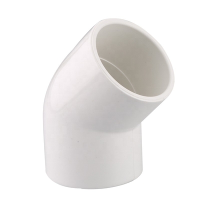 ASTM D1785 Стандартные 2-дюймовые белые PVC трубные фитинги для водоснабжения