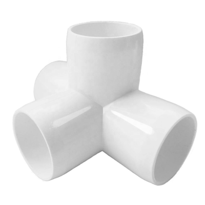 ASTM D1785 Стандартные 2-дюймовые белые PVC трубные фитинги для водоснабжения