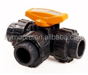 ISO Толщина Промышленный дивертер 3 Way PVC 2 дюймовый клапан с концами розетки шнура OEM Да
