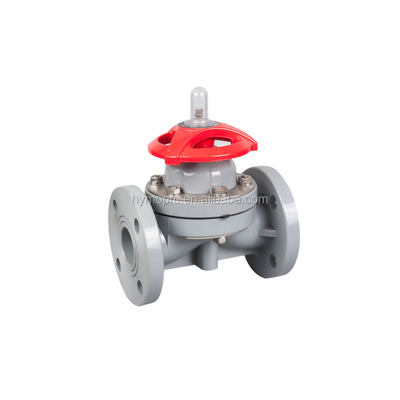 10 лет производственного опыта PVDF Socket Double Union Pneumatic Diaphragm Valve