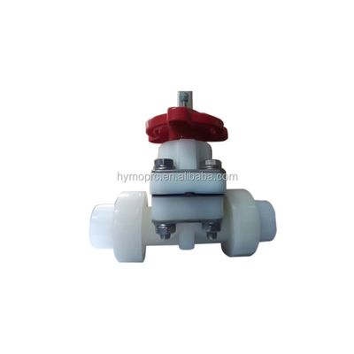 10 лет производственного опыта PVDF Socket Double Union Pneumatic Diaphragm Valve