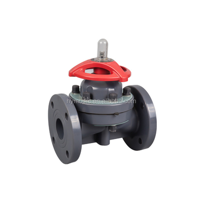 10 лет производственного опыта PVDF Socket Double Union Pneumatic Diaphragm Valve