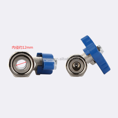 Нержавеющая сталь ASTM/DIN Standard Mini Ball Valve PEX Nickel Plated для газопроводов из меди