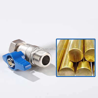 Нержавеющая сталь ASTM/DIN Standard Mini Ball Valve PEX Nickel Plated для газопроводов из меди