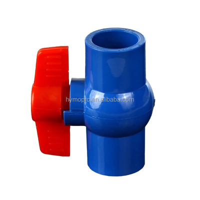 ANSI Пластмассовые сантехники с стандартной толщиной 1&quot; ANSI PVC шаровой клапан Синий 1/2 розетки