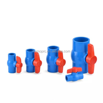 ANSI Пластмассовые сантехники с стандартной толщиной 1&quot; ANSI PVC шаровой клапан Синий 1/2 розетки