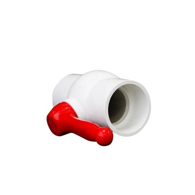 Подключение к розетке 1-дюймовый белый PVC шаровой клапан для водопроводных систем из пластмассового клапана