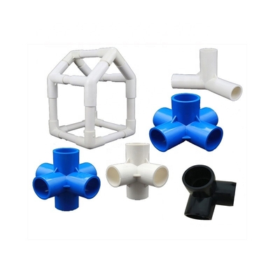 Водопроводные пластиковые трубные фитинги OEM локоть 3 Way Corner для DIY наборов и мебели