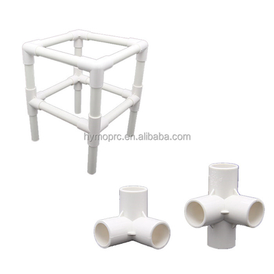 Водопроводные пластиковые трубные фитинги OEM локоть 3 Way Corner для DIY наборов и мебели