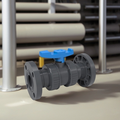 Подключение сока/проводка True Union Ball Valve с фланцем из ПВХ и OEM Manufacturing