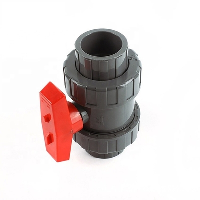 Подключение сока/проводка True Union Ball Valve с фланцем из ПВХ и OEM Manufacturing
