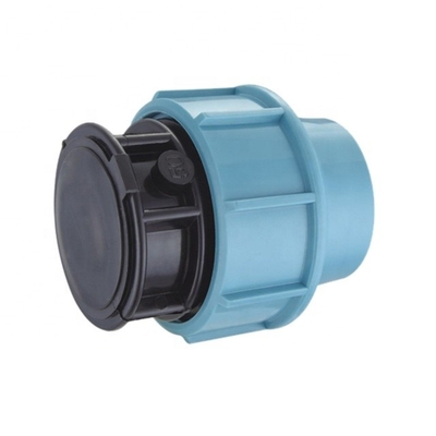 Водяные пластиковые трубные фитинги Совместные HDPE трубы PN10 PP компрессионные фитинги и латунные вставки