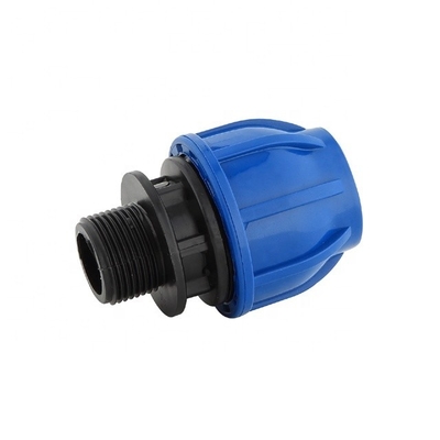 Водоснабжение HDPE PP компрессионные фитинги для ирригационной системы ферм и стандарт DIN