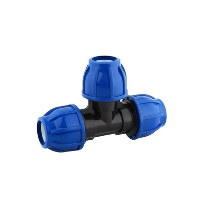 Водоснабжение HDPE PP компрессионные фитинги для ирригационной системы ферм и стандарт DIN